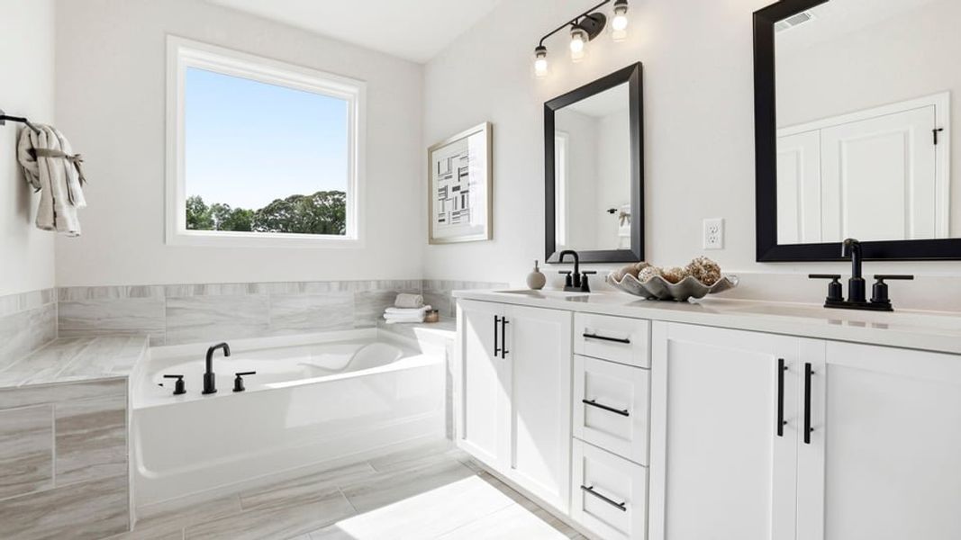 Furnished interior in a model home at Rutledge Estates in Woodruff (Image 32).