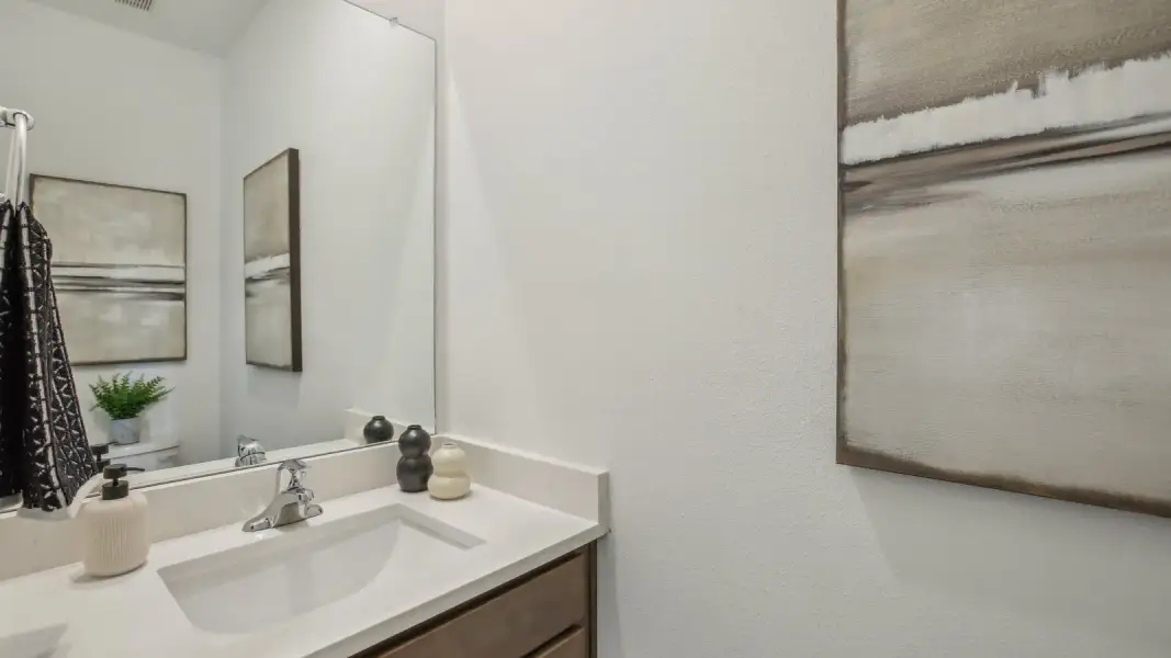 Furnished interior in a model home at Pasadena Ridge in Dade City (Image 30).