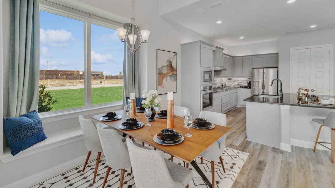 Furnished interior in a model home at Anna Ranch in Anna (Image 9). Furnished interior in a model home at Anna Ranch in Anna (Image 9).