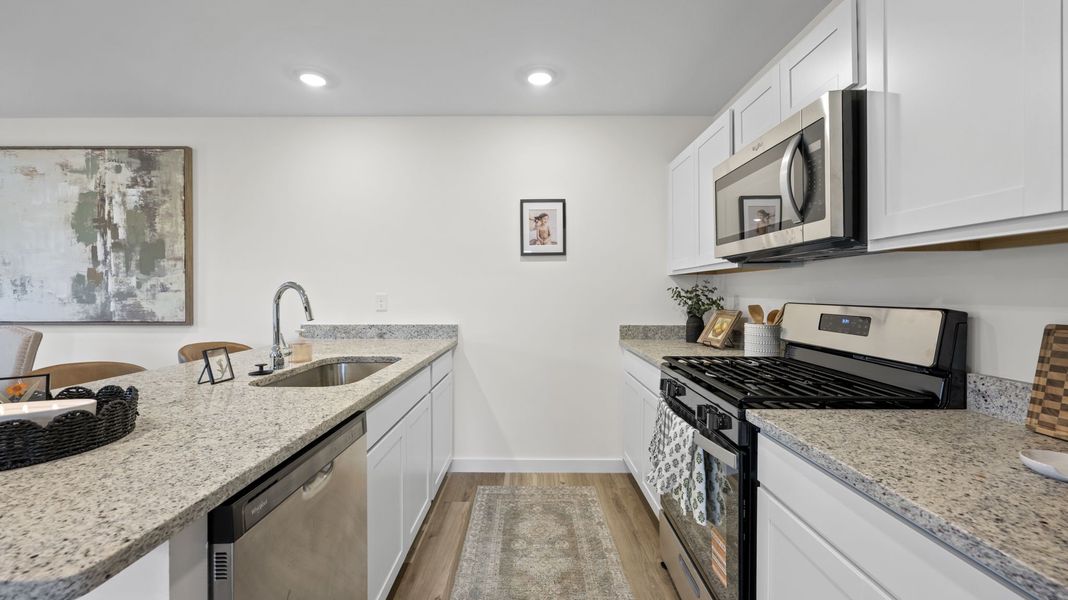Furnished interior in a model home at Owensby Farms Townhomes in Dayton (Image 15).