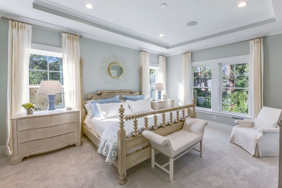 Furnished interior in a model home at Ocean Ridge in St. Augustine Beach (Image 22).