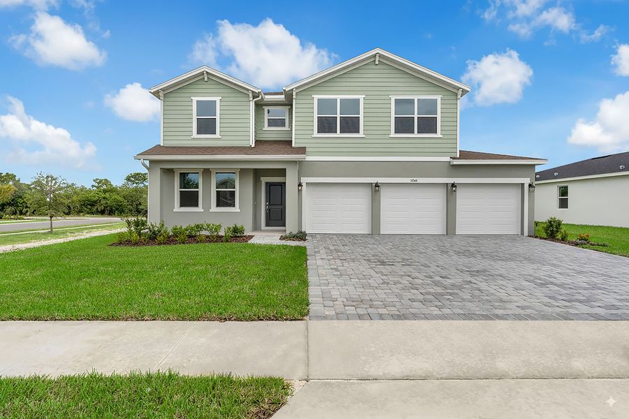 Choose from 1 and 2-level Home Designs with 2 and 3 Car Garage Options