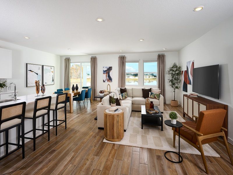 Furnished interior in a model home at Cypress Meadows - Signature Series in Jacksonville (Image 18). Furnished interior in a model home at Cypress Meadows - Signature Series in Jacksonville (Image 18).