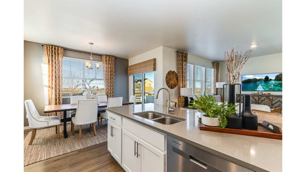 Furnished interior in a model home at Ridge at Johnstown in Johnstown (Image 7).