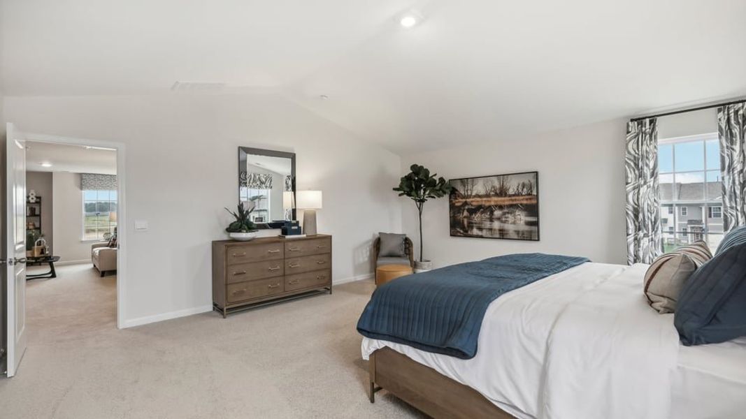 Furnished interior in a model home at Collinswood in Aberdeen (Image 21).