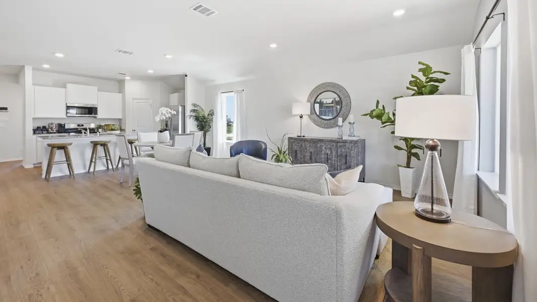 Furnished interior in a model home at Sanger Circle in Sanger (Image 34).