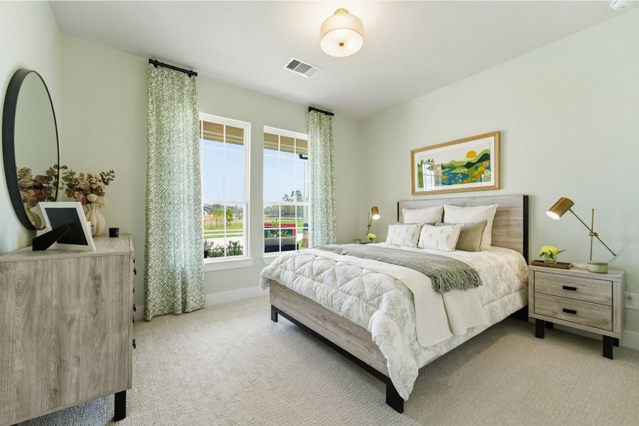 Furnished interior in a model home at Sundance Cove in Crosby (Image 46).