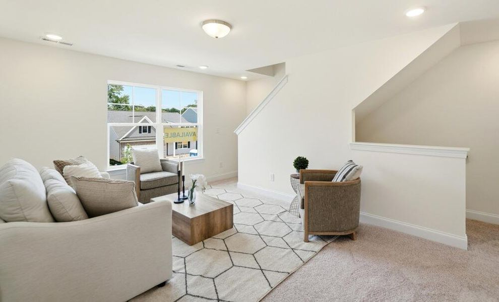 Furnished interior in a model home at The Grove at Bratton Park in York (Image 25). Furnished interior in a model home at The Grove at Bratton Park in York (Image 25).