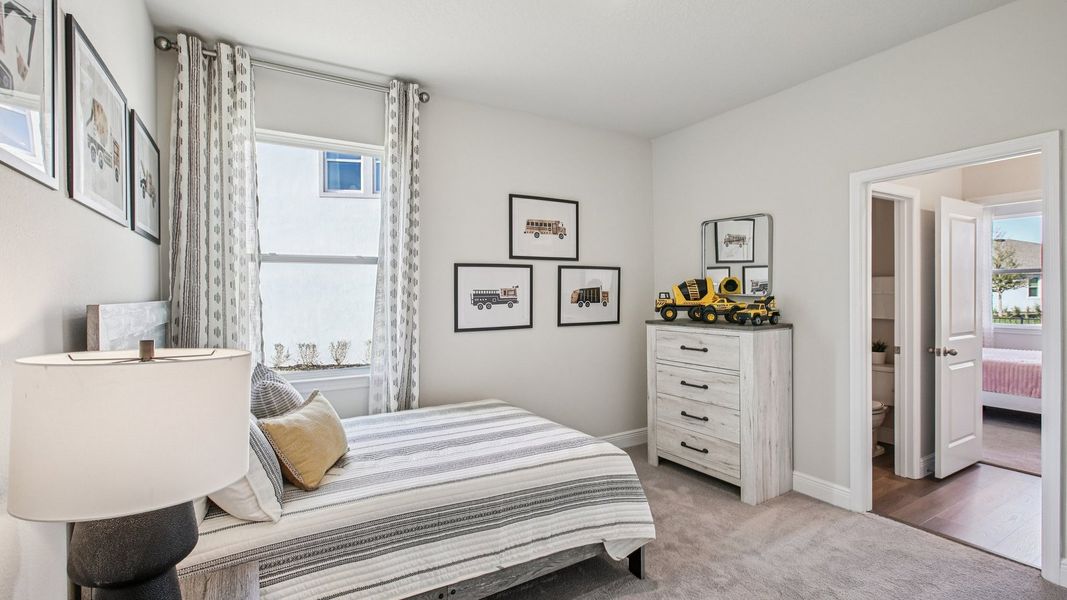 Furnished interior in a model home at Farm at Varrea in Plant City (Image 60).