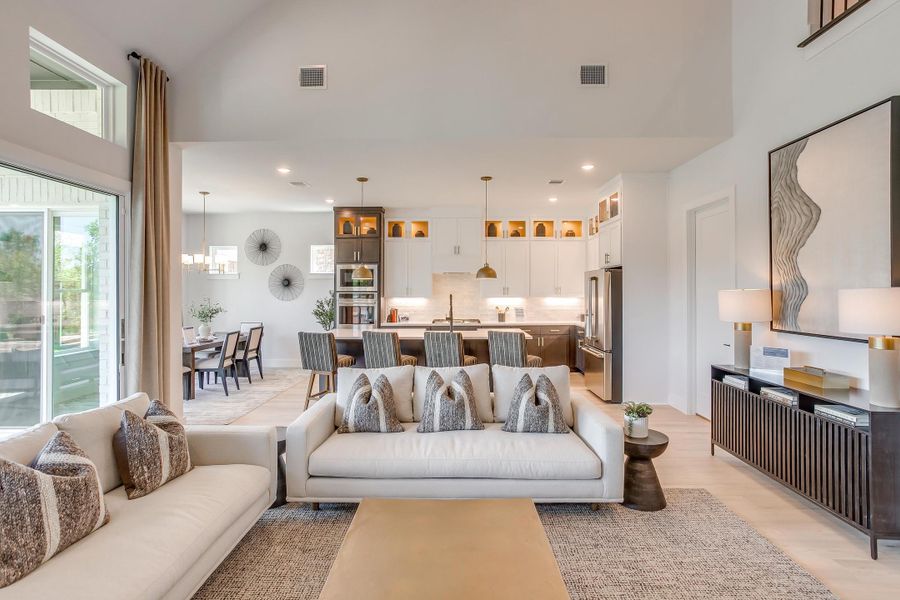 Furnished interior in a model home at Ten Mile Creek in Celina (Image 29).