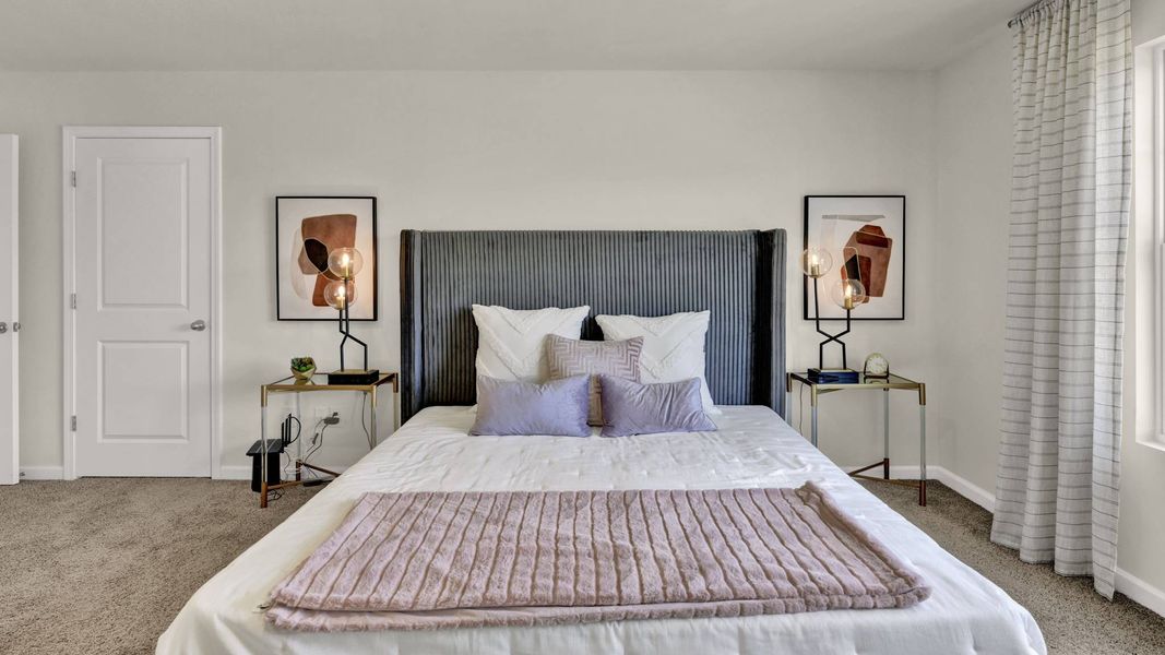 Furnished interior in a model home at Bayview at Harbor Crest in Ooltewah (Image 21).