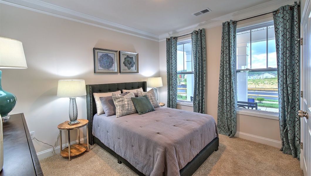 Furnished interior in a model home at Cantrell Hills in Hendersonville (Image 15).