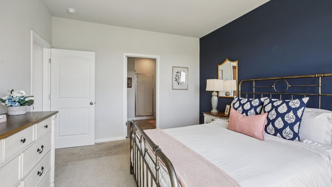 Furnished interior in a model home at The Parks in White House (Image 39). Furnished interior in a model home at The Parks in White House (Image 39).