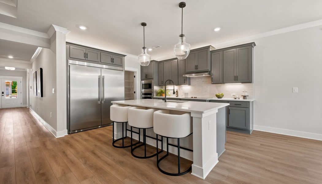 Furnished interior in a model home at Fowler Farms in Auburn (Image 72).