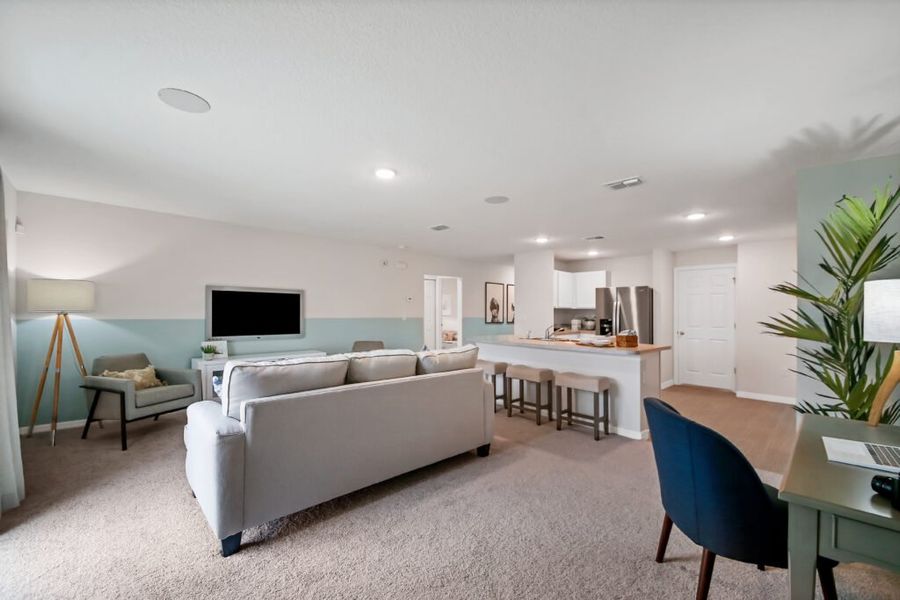 Furnished interior in a model home at Poinciana in Poinciana (Image 8).