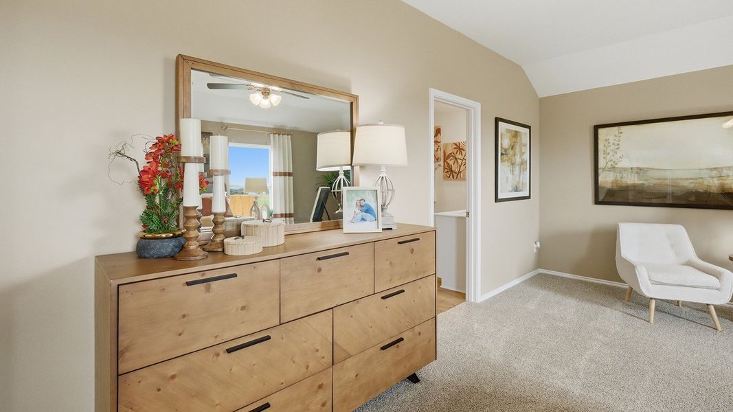 Furnished interior in a model home at Rancho San Gabriel in Georgetown (Image 24). Furnished interior in a model home at Rancho San Gabriel in Georgetown (Image 24).