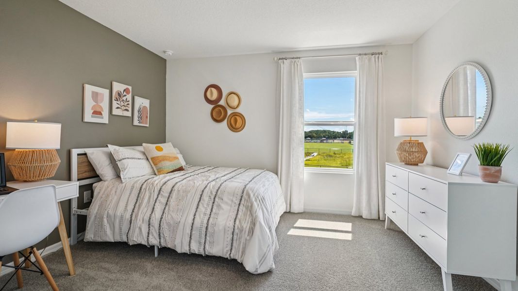 Furnished interior in a model home at Somerset Bay in Spring Hill (Image 20).