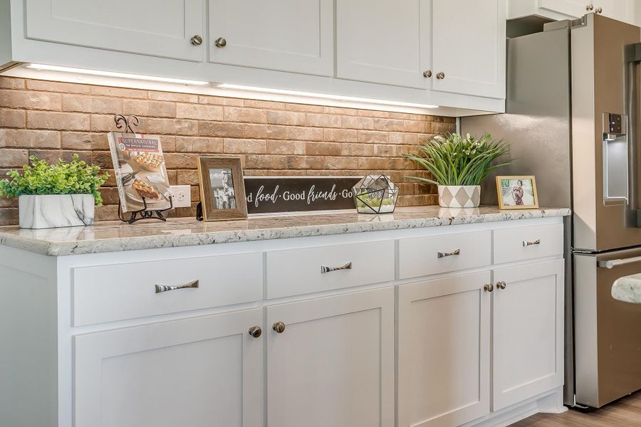 Furnished interior in a model home at Heritage in McLendon-Chisholm (Image 25). Furnished interior in a model home at Heritage in McLendon-Chisholm (Image 25).