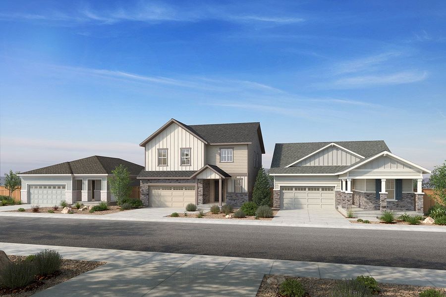 Front exterior of a home in the Murphy Creek Classic community, located in Aurora, CO (Image 3).