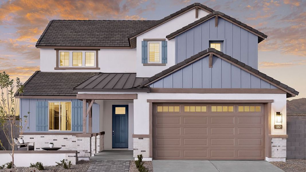 Front exterior of a home in the Teravalis community, located in Buckeye, AZ (Image 14). Front exterior of a home in the Teravalis community, located in Buckeye, AZ (Image 14).