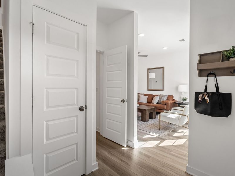 Furnished interior in a model home at The Towns at Red River in Gallatin (Image 7).