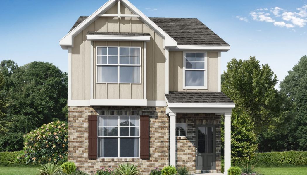 Front exterior of a home in the Carrington Walk community, located in Powder Springs, GA (Image 22).