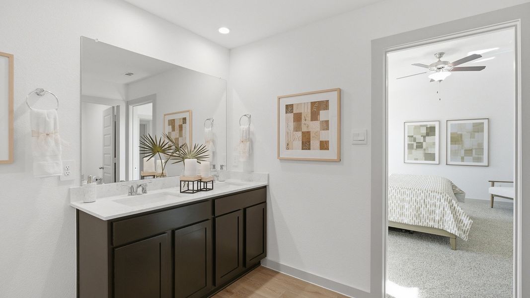 Furnished interior in a model home at Highland Village in Nome (Image 15).