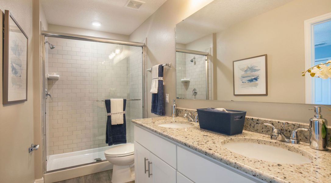 Furnished interior in a model home at Benton Hills in Brooksville (Image 7).