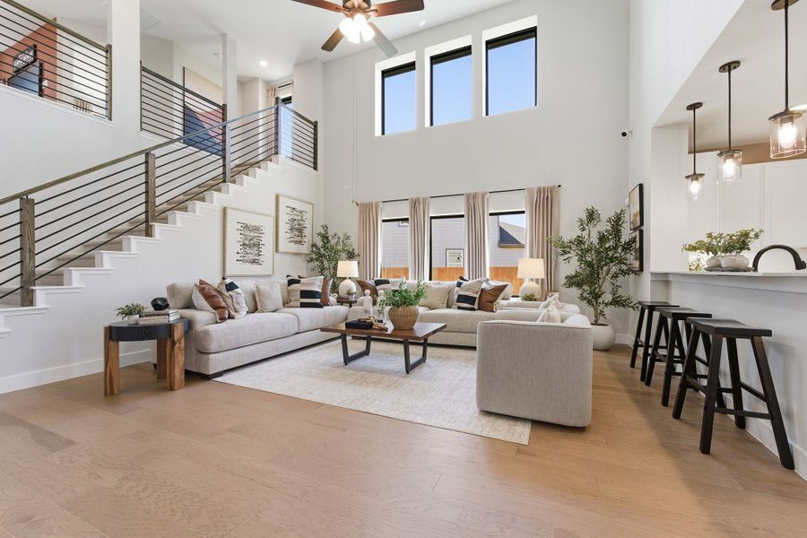 Furnished interior in a model home at Heartland in Heartland (Image 24).