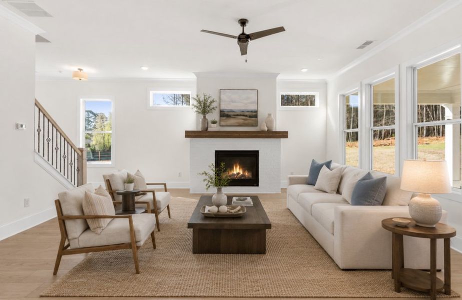 Furnished interior in a model home at The Reserve at Knollwood in Canton (Image 21). Furnished interior in a model home at The Reserve at Knollwood in Canton (Image 21).