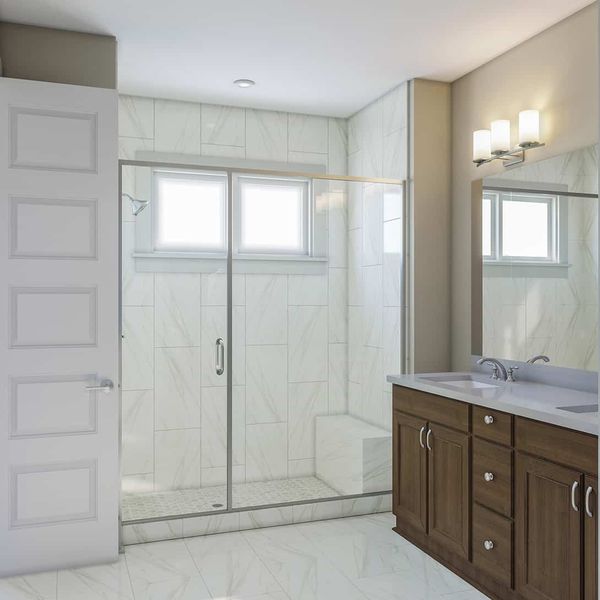 Furnished interior in a model home at Chatham Park in Pittsboro (Image 67).