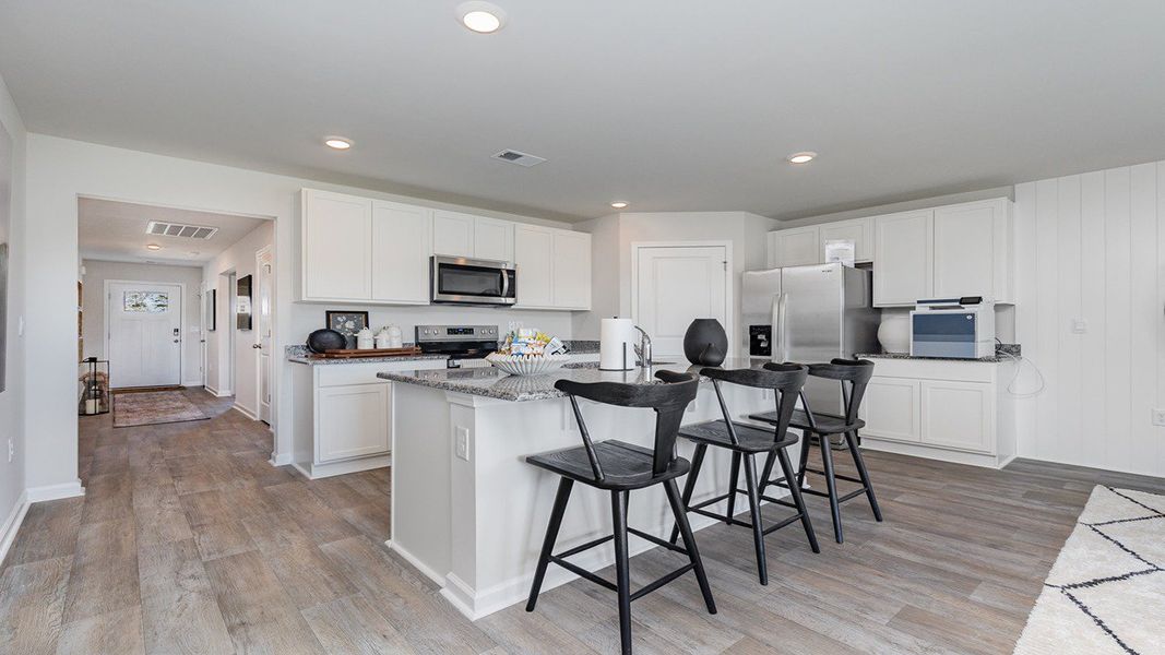 Furnished interior in a model home at Heritage Crossing in Conway (Image 8).