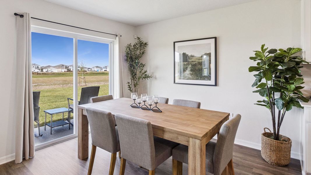 Furnished interior in a model home at Annabelle Estates in Lake Wales (Image 4).