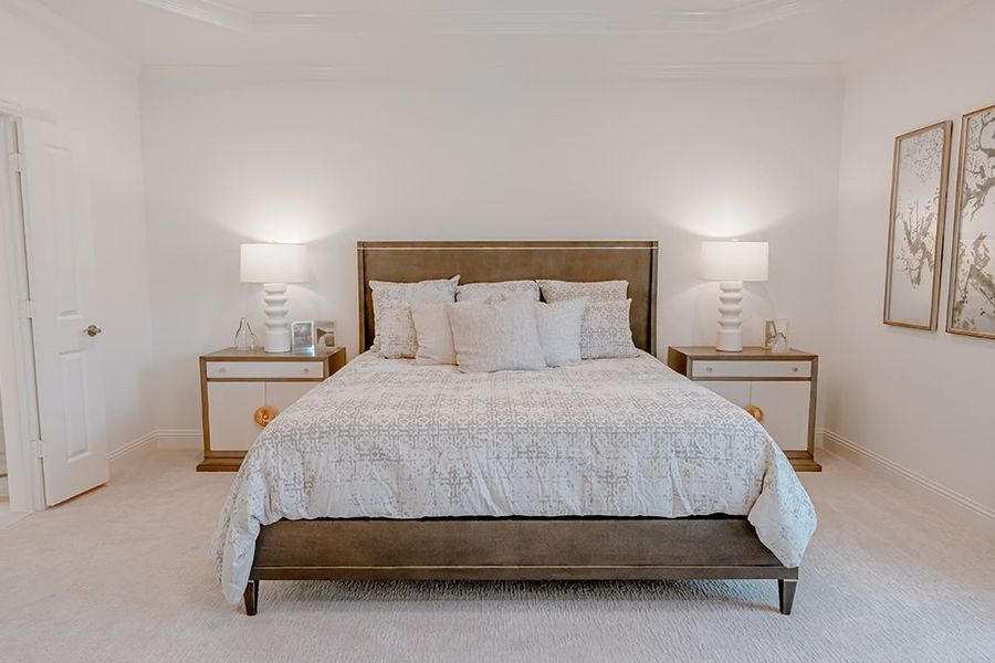 Furnished interior in a model home at Dove Chase in Mansfield (Image 19).