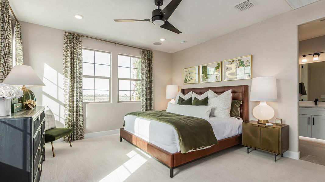 Furnished interior in a model home at Surprise City Center in Surprise (Image 7).