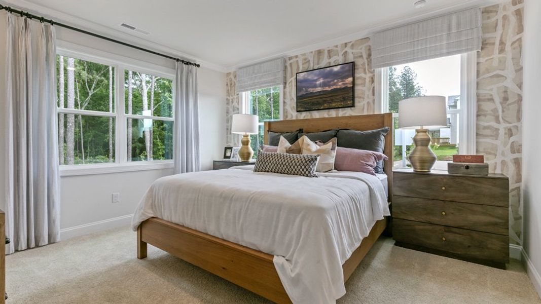 Furnished interior in a model home at Horton Park in Apex (Image 11). Furnished interior in a model home at Horton Park in Apex (Image 11).