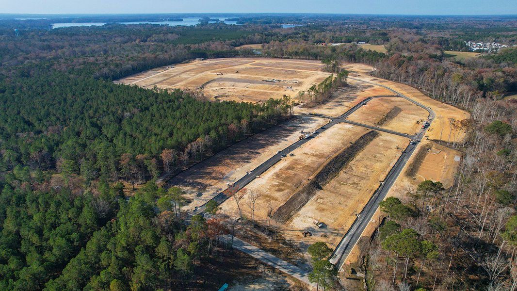 Site preparation and early development at Lake Tide Summit in Chapin, SC (Image 43).