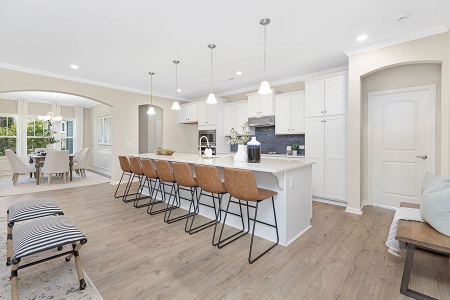 Furnished interior in a model home at Edgewater - The Greens in Lancaster (Image 3).