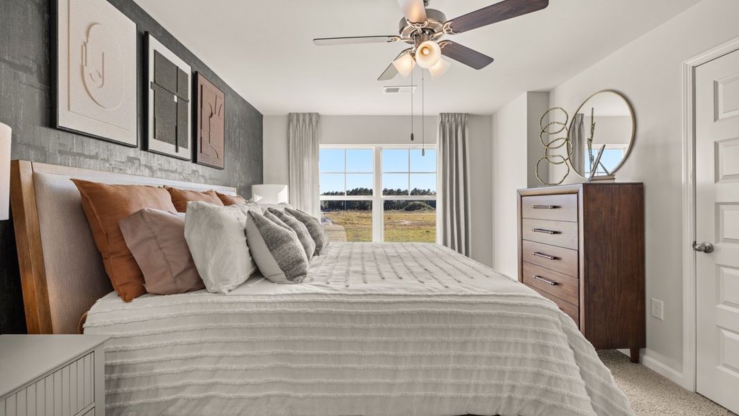 Furnished interior in a model home at Weatherstone in Grovetown (Image 7).