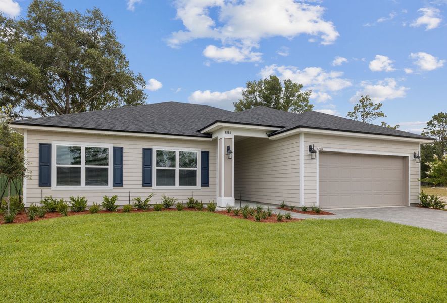 Front exterior of a home in the Weston Woods community, located in Jacksonville, FL (Image 2). Front exterior of a home in the Weston Woods community, located in Jacksonville, FL (Image 2).