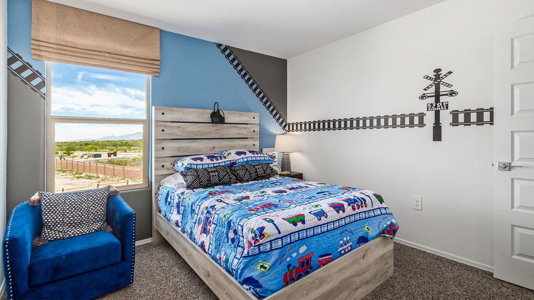 Furnished interior in a model home at Hanson Ridge in Vail (Image 33).