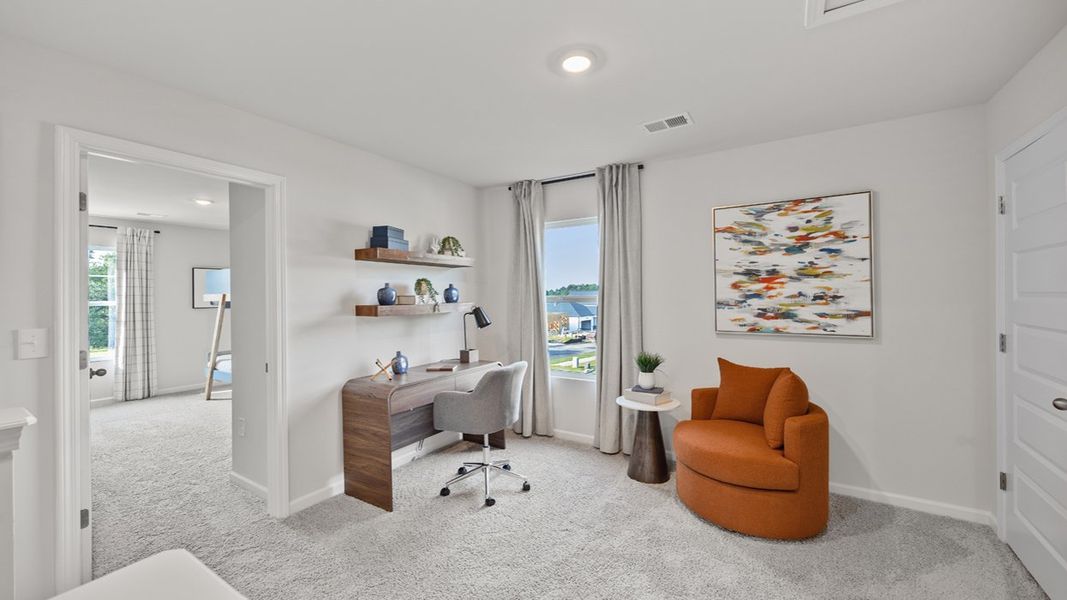 Furnished interior in a model home at Wrenfield at Chanticleer in North Augusta (Image 13).