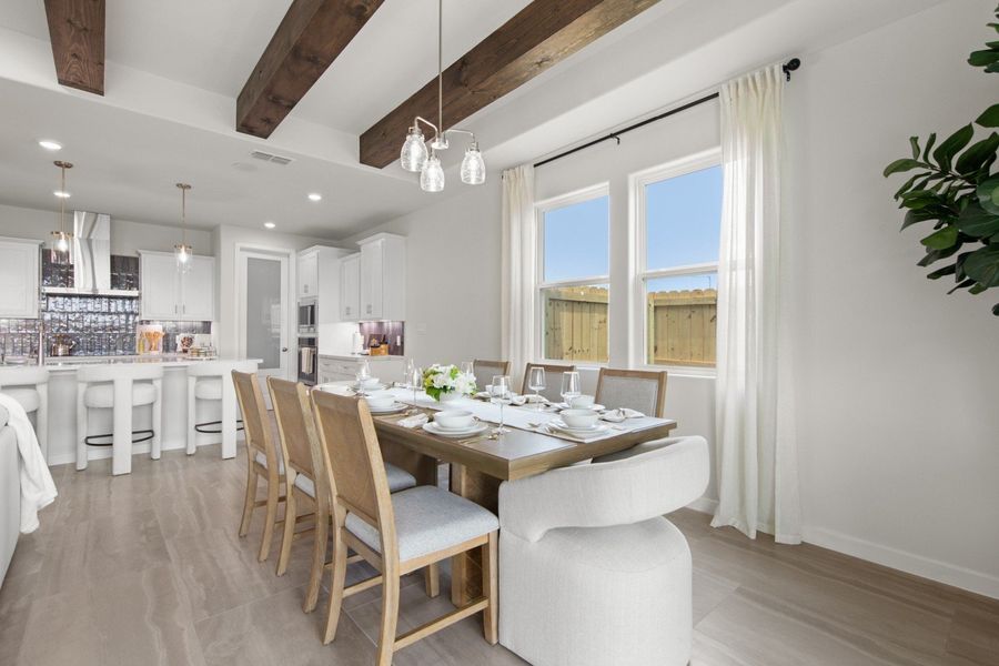 Furnished interior in a model home at Northwood Trails in Mcallen (Image 37).