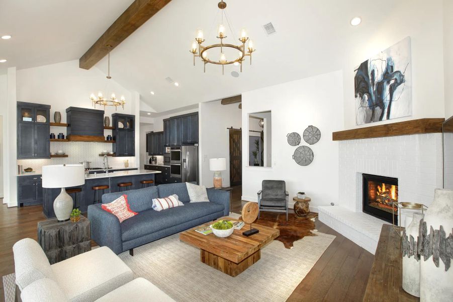 The Presley III Family Room The Presley III Family Room