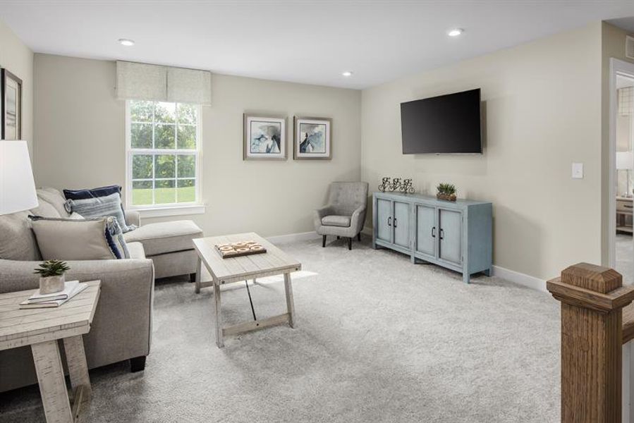 Furnished interior in a model home at Southern Hills in McDonough (Image 9). Furnished interior in a model home at Southern Hills in McDonough (Image 9).