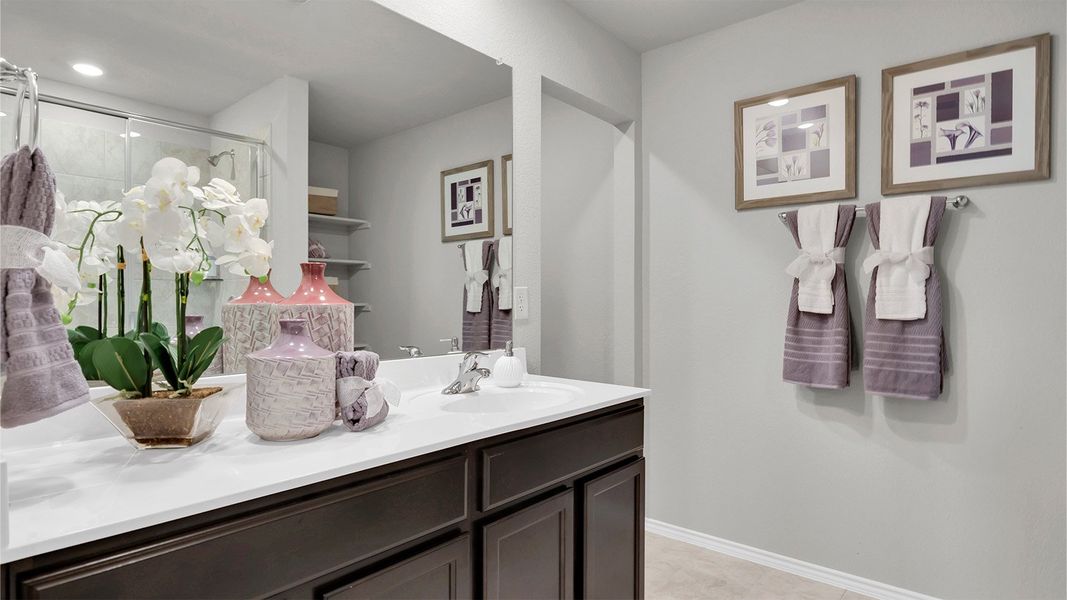 Furnished interior in a model home at Reynolds Crossing in Killeen (Image 13).