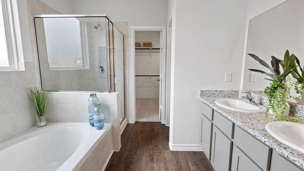 Deer Creek Model Home Primary Bathroom