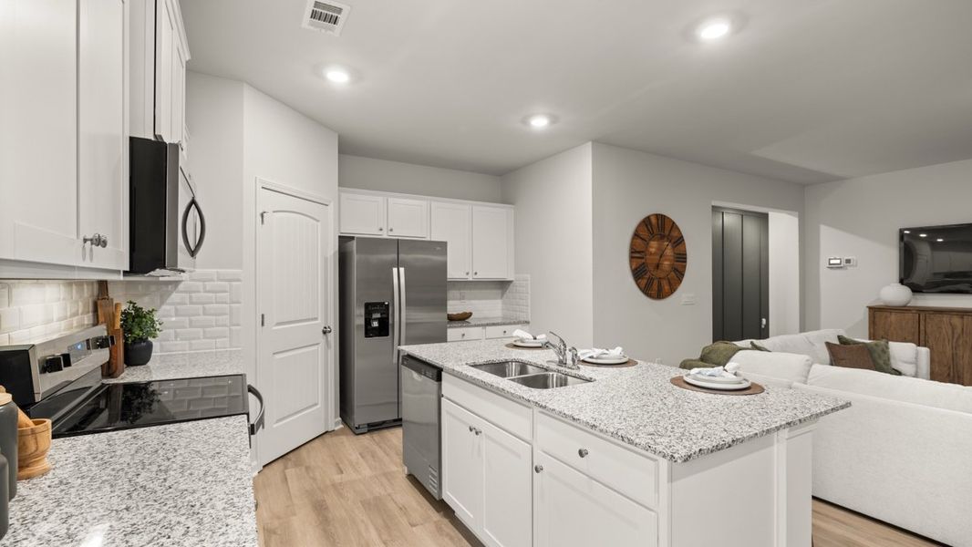 Furnished interior in a model home at Mountain Park in Dahlonega (Image 10). Furnished interior in a model home at Mountain Park in Dahlonega (Image 10).