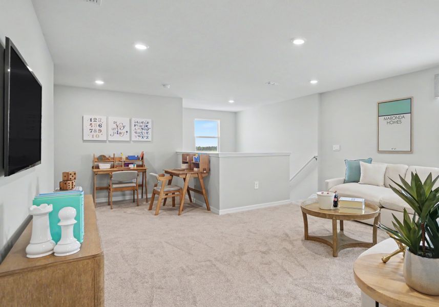 Furnished interior in a model home at Canterwood Acres in Ocala (Image 11).
