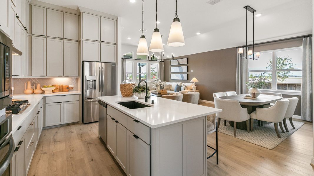 Furnished interior in a model home at Westland Ranch in League City (Image 26). Furnished interior in a model home at Westland Ranch in League City (Image 26).